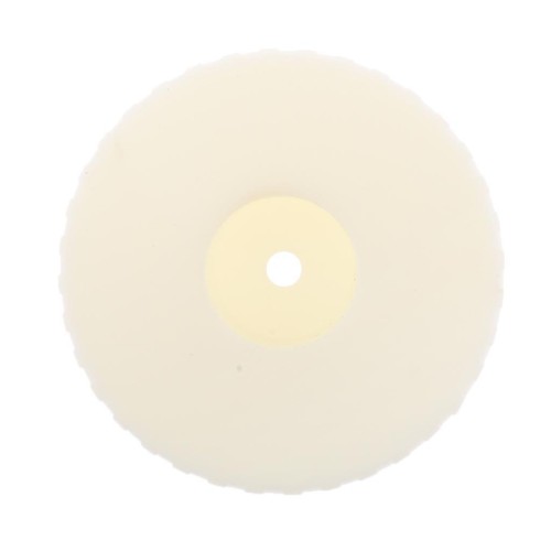 White large plastic spools - white,