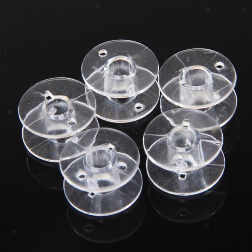 5pcs clear plastic spools - 5pcs,