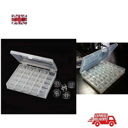 25pcs clear bobbin - spools,