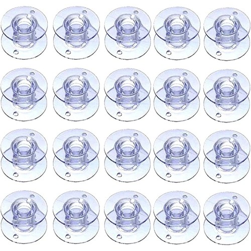 Sa156 clear plastic bobbins - plastic,