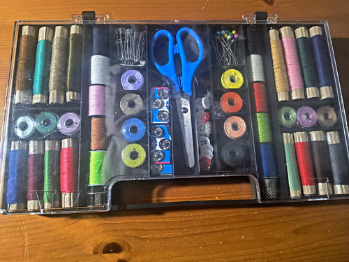 Travel sewing kit - sewing, plastic