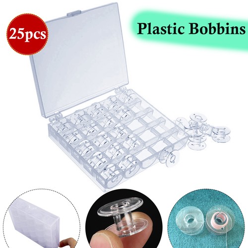 Sewing bobbin spool case - case, clear