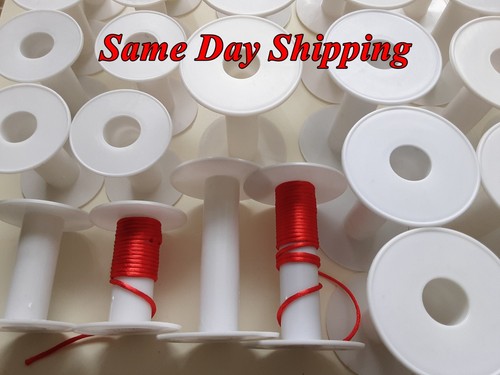 Empty plastic spools rolls - empty,