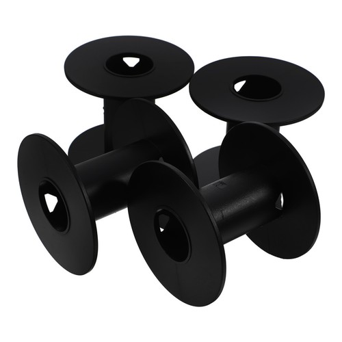 4pcs reusable black - 4pcs, plastic